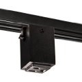 Juno Lighting T33BL Outlet Track Adapter Receptacle - Black - Compatible with Track Lighting Systems for Home & Commercial Use
