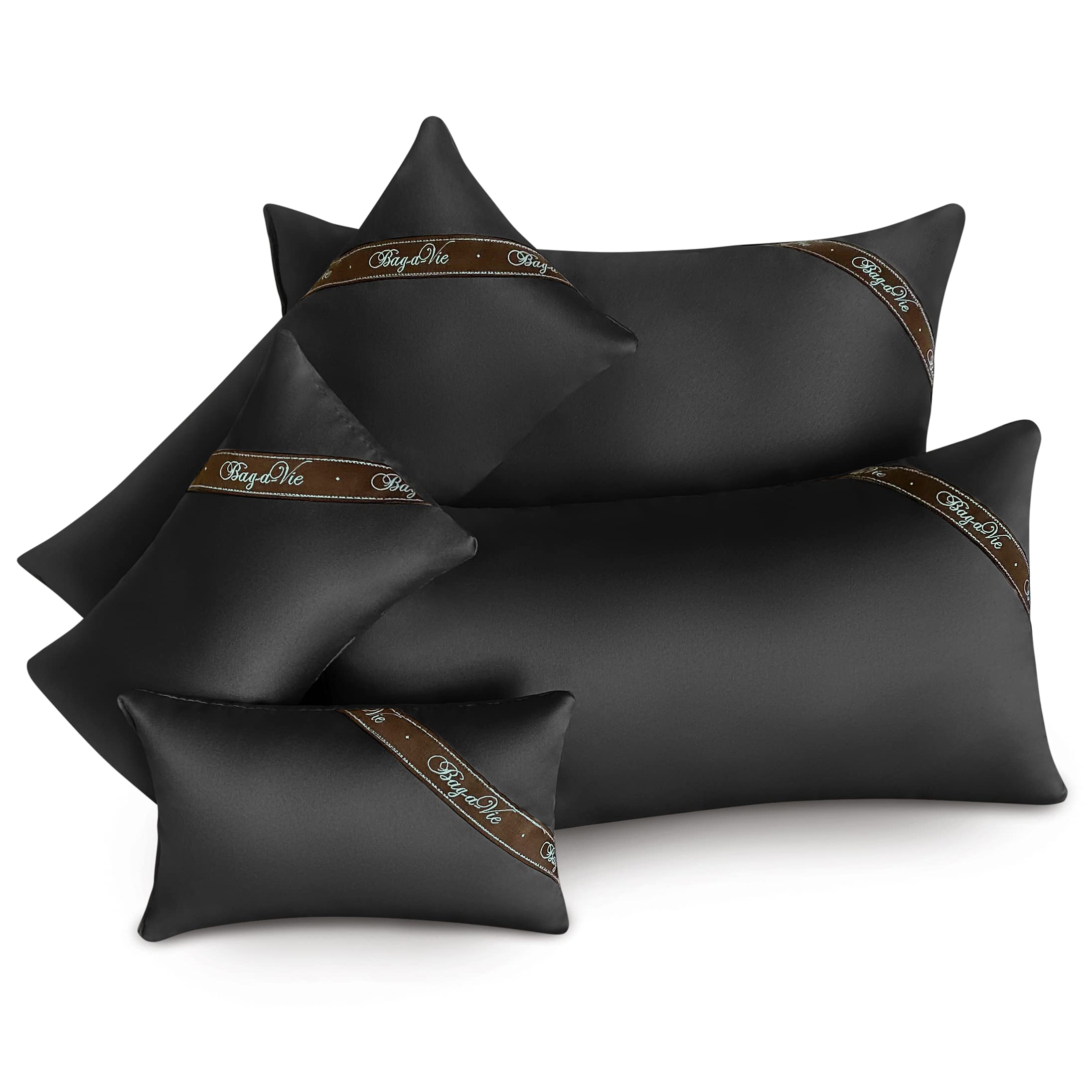 Luxury Purse Pillow Shaper Insert for Handbags - 5-Pack Black Bag Organizers | Perfect for Designer Bags, Clutches & Totes to Maintain Shape & Prevent Wrinkles