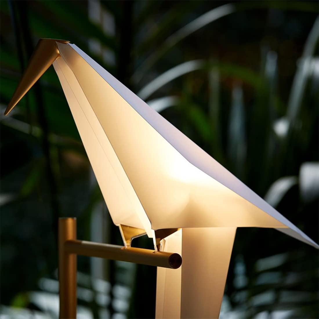 72 Inch Modern Golden Bird Floor Lamp with Swing Design - Elegant Lighting for Bedroom, Study, Living Room - Perfect for Reading Nook, Cozy Corner & Home Decor