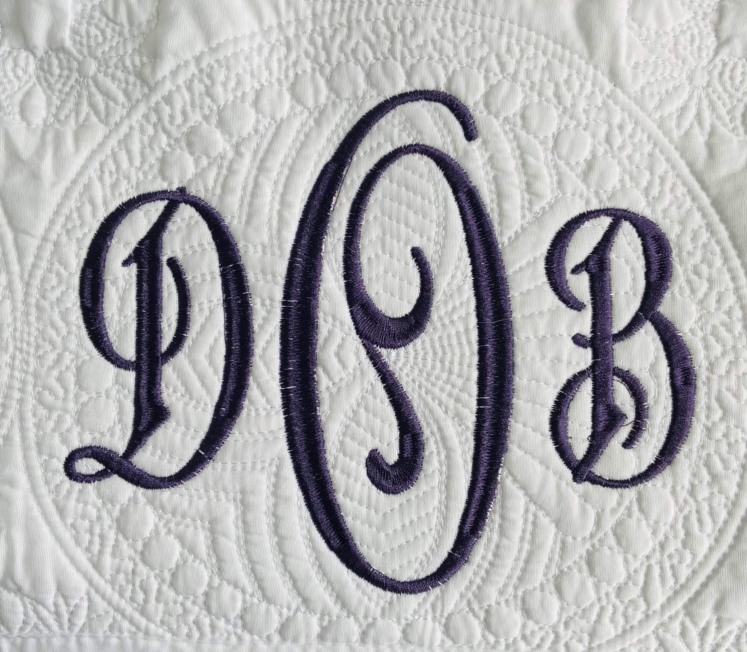 Personalized Monogrammed Baby Blanket for Boys & Girls - Custom Embroidered Baby Quilt Gift for Newborns, Christening & Nursery Decor - Soft & Cozy Blanket for Crib, Stroller & Photo Shoots