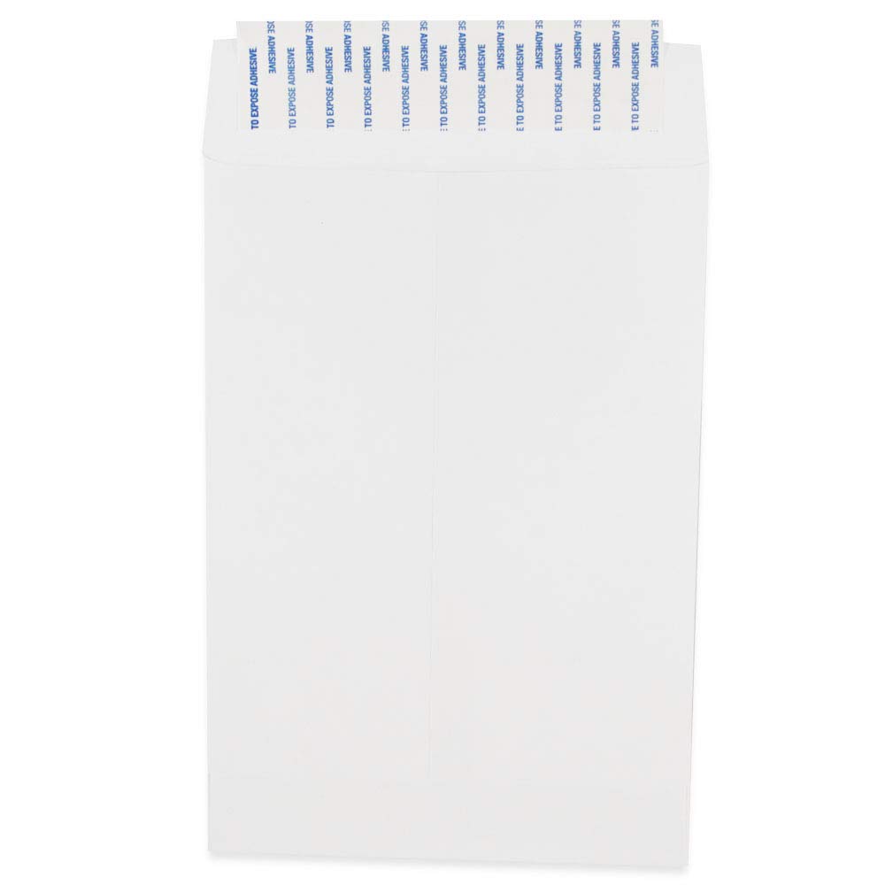 JAM PAPER 6.5x9.5 Peel & Seal Envelopes - 250ct White Bulk Pack for Office & Mailing