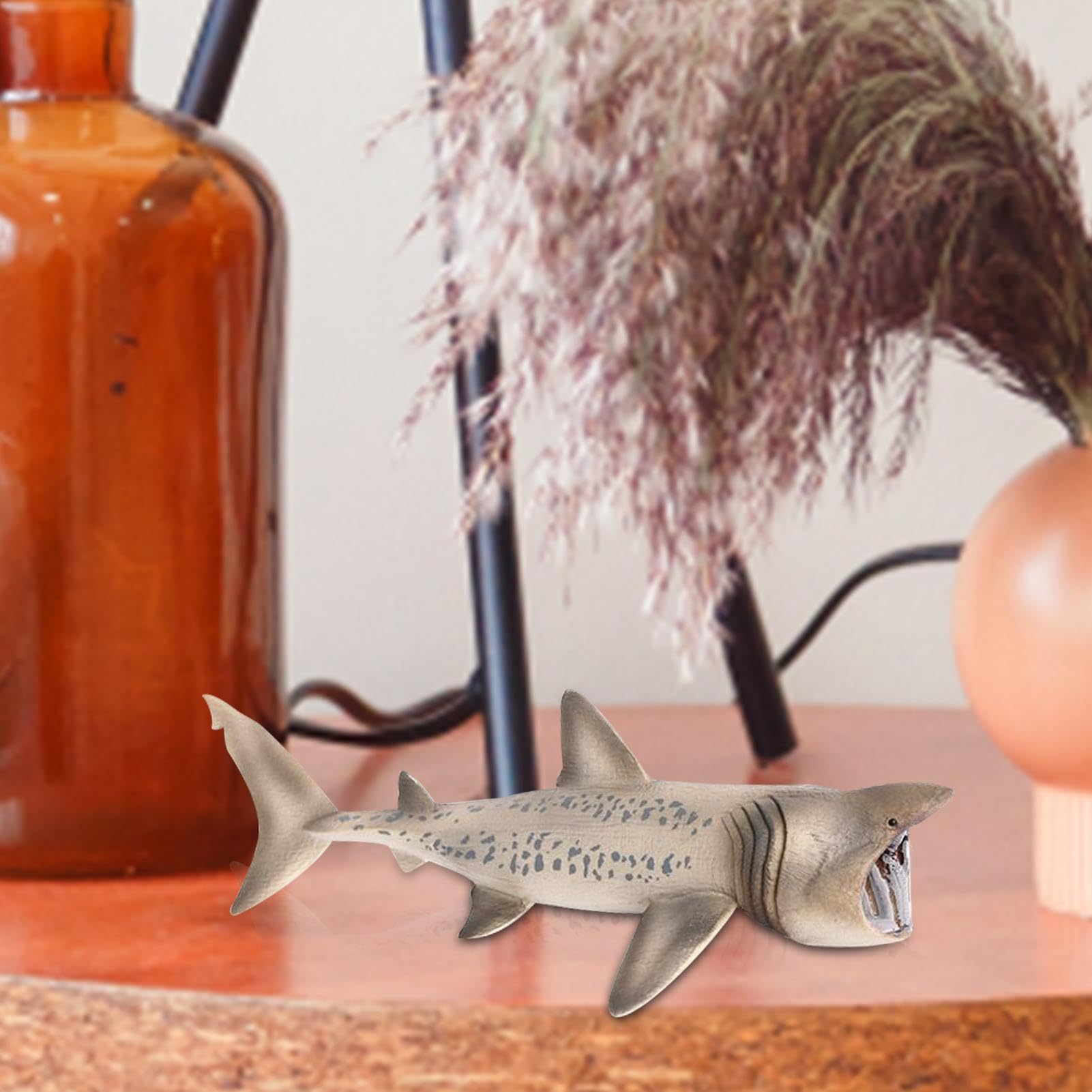 Realistic Shark Toy Figures - Basking Shark Sea Animal Bath Toys for Kids | Educational Ocean Creature Figurines for Boys & Girls | Perfect for Bath Time Play, Classroom Learning & Marine Life Collections
