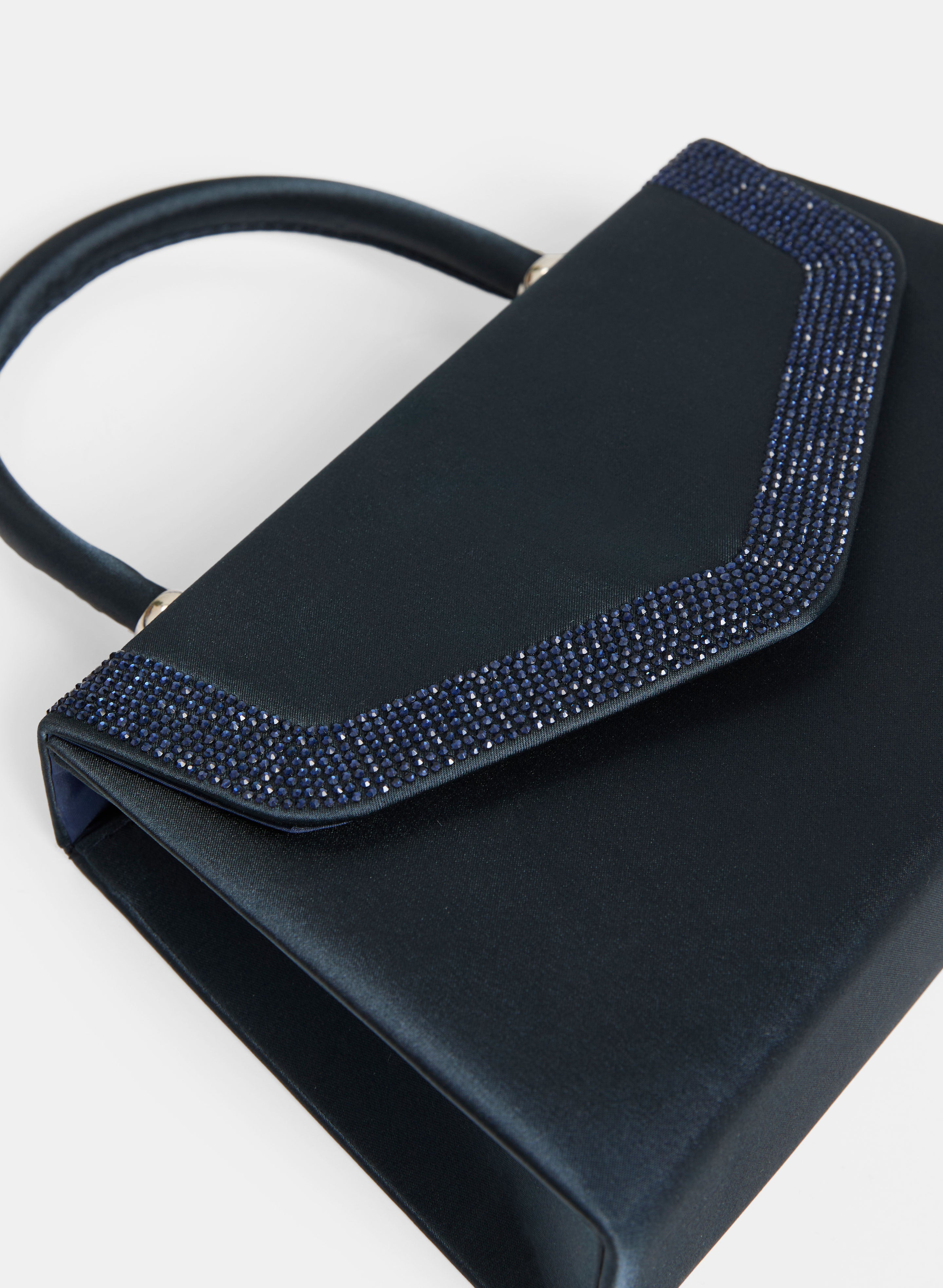 Elegant Crystal Embellished Clutch Purse for Women - Perfect for Evening Parties, Weddings & Special Occasions