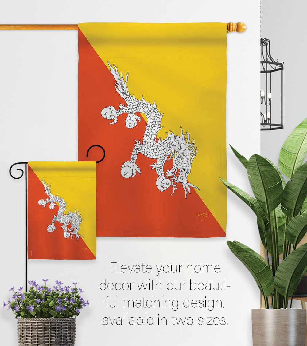 Bhutan National Flag Set 28