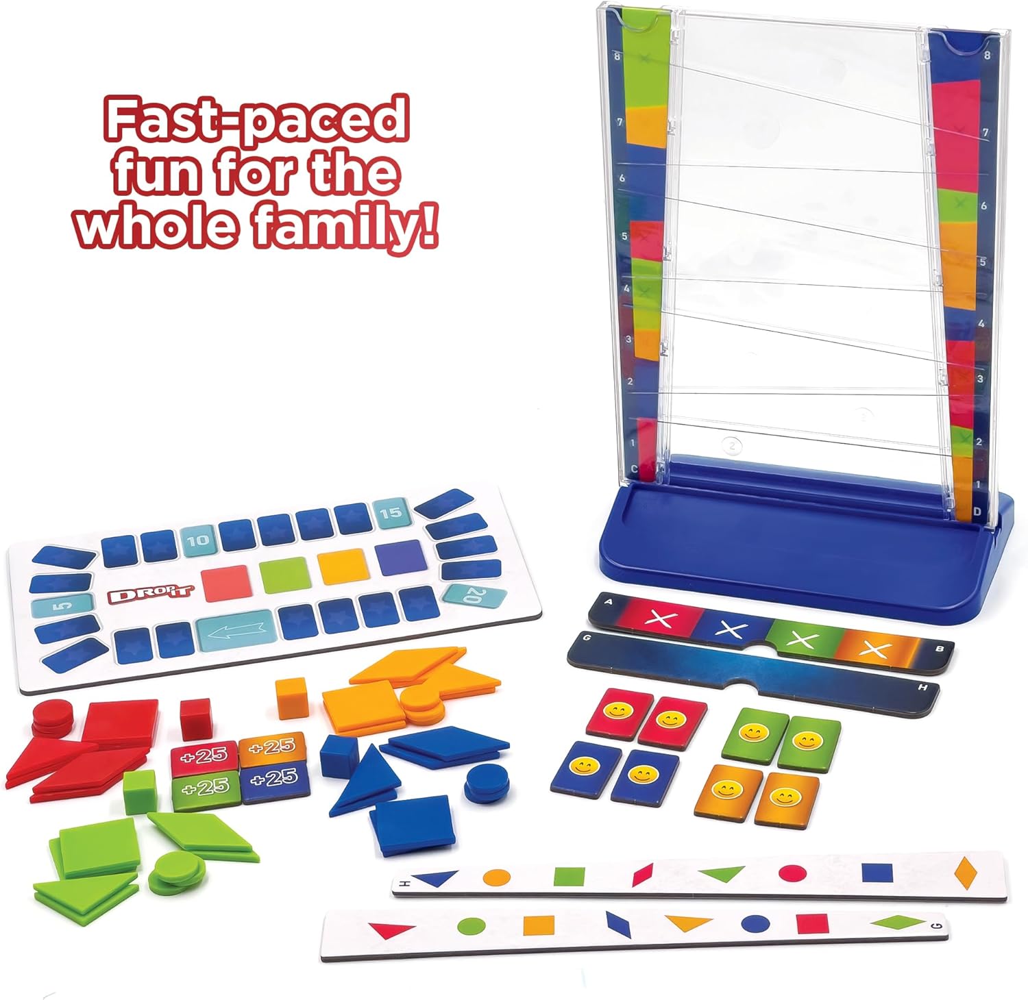 Drop It - Exciting Family Strategy Board Game for Kids & Adults - Perfect for Game Nights, Parties & Family Bonding