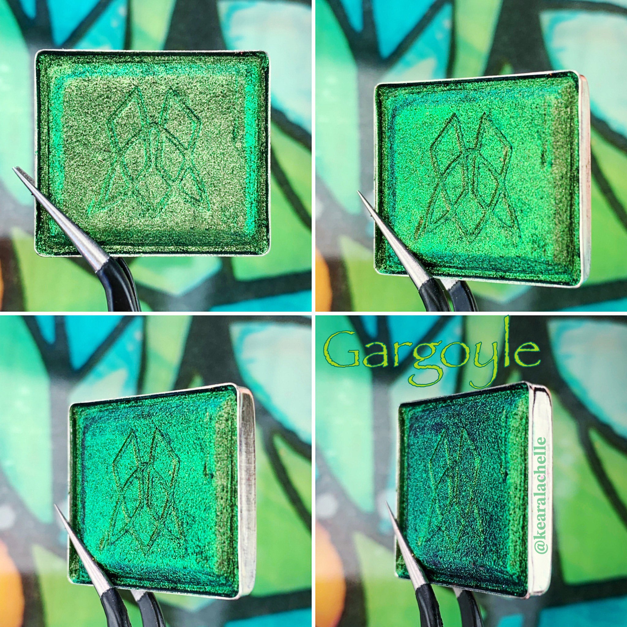 Gargoyle Multichrome Jeweled Eyeshadow - Long-Lasting Shimmer & Metallic Finish for Day & Night Makeup Looks
