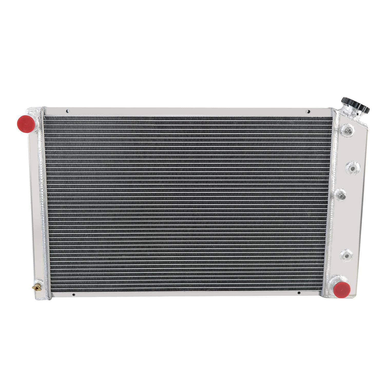 High-Performance RadySpeed 4-Row Aluminum Radiator with Shroud & Cooling Fans for 1970-1981 Chevy Camaro & 1978-1987 Monte Carlo - Perfect for Street Racing, Hot Rods & Classic Car Restoration