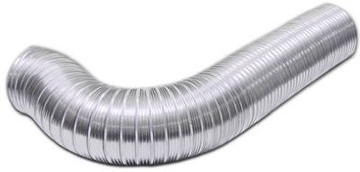 4-Inch x 8-Foot Flexible Aluminum Duct Pipe - HVAC Ventilation for Dryer, Range Hood & Exhaust Systems