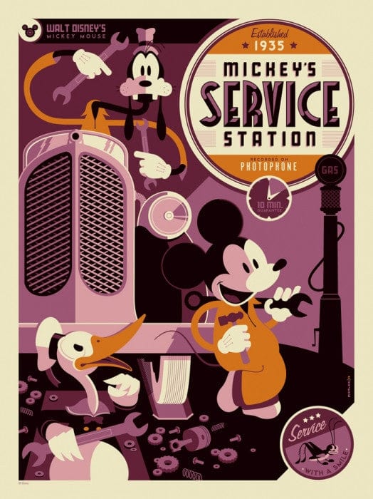 Disney Mickey's Service Station Toy Playset for Kids - Pretend Play Gas Station with Mickey Mouse & Friends - Perfect for Birthday Gifts & Role Play Scenes