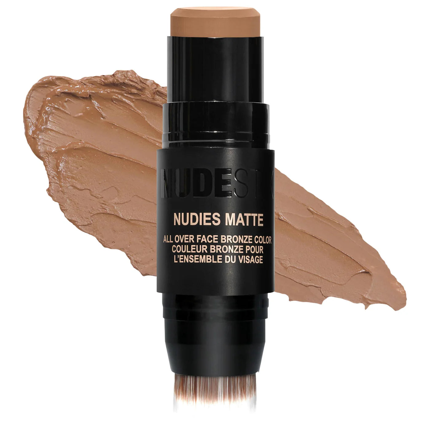 NUDESTIX Nudies Matte Cream Bronzer Stick - Vegan, Cruelty-Free, Buildable Coverage for a Natural Sun-Kissed Glow | Perfect for Contouring, Highlighting & Everyday Makeup | Available in Multiple Shades (NWOB)