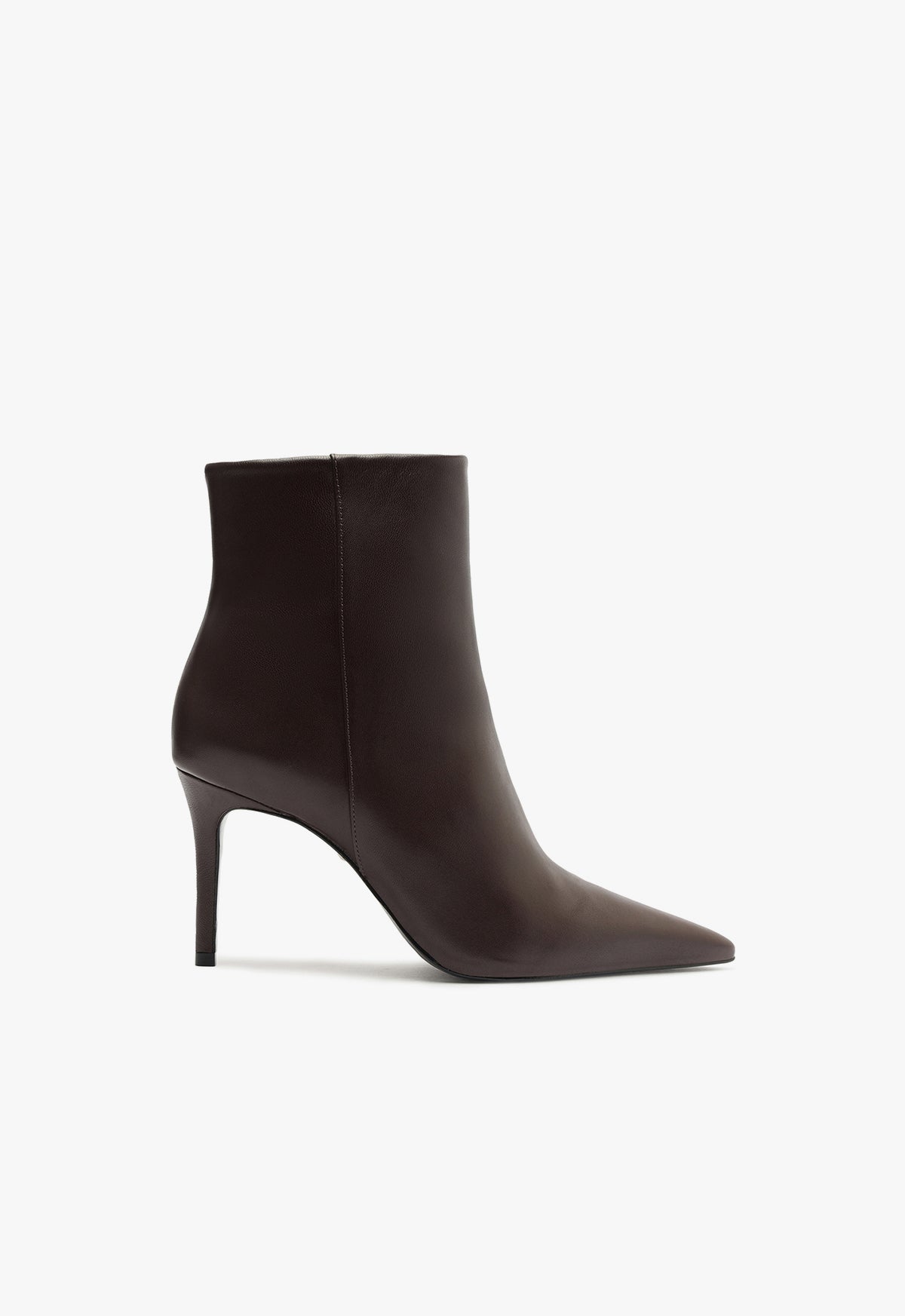 Mikki Nappa Leather Bootie Women's High Heel Ankle Boots - Fashionable & Comfortable for Party, Work & Night Out