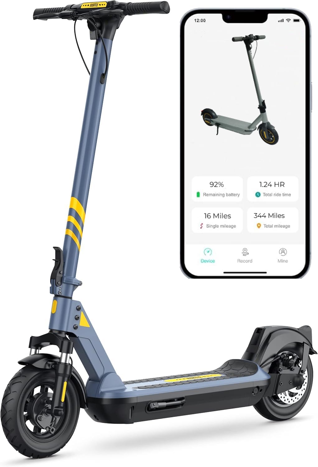 Premium Electric Scooter for Adults - 350W/500W Motor, 30 Miles Range, 16/18 MPH Speed - 8.5