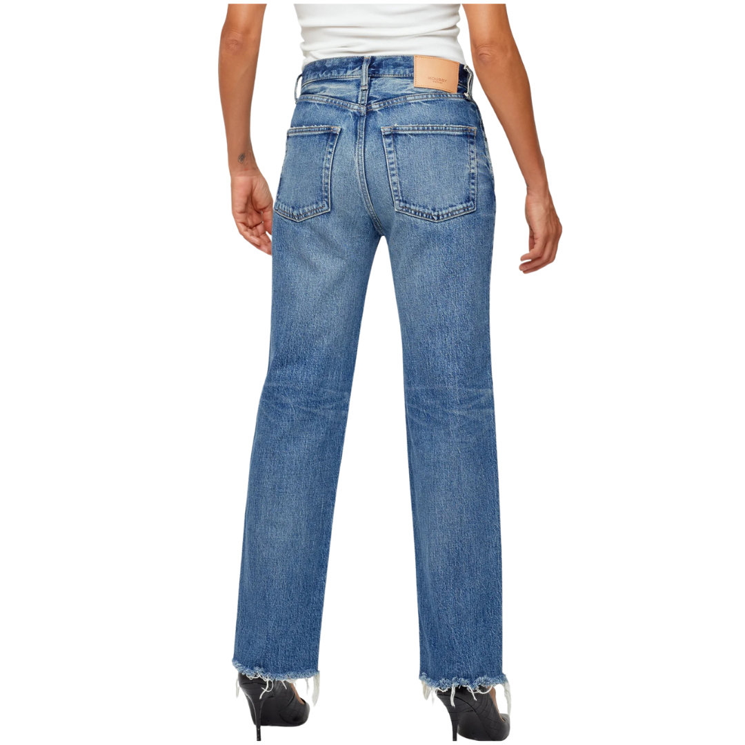 Morriston Straight Leg Jeans for Women - High Waist Stretch Denim Pants - Perfect for Casual Wear, Office & Everyday Outfits