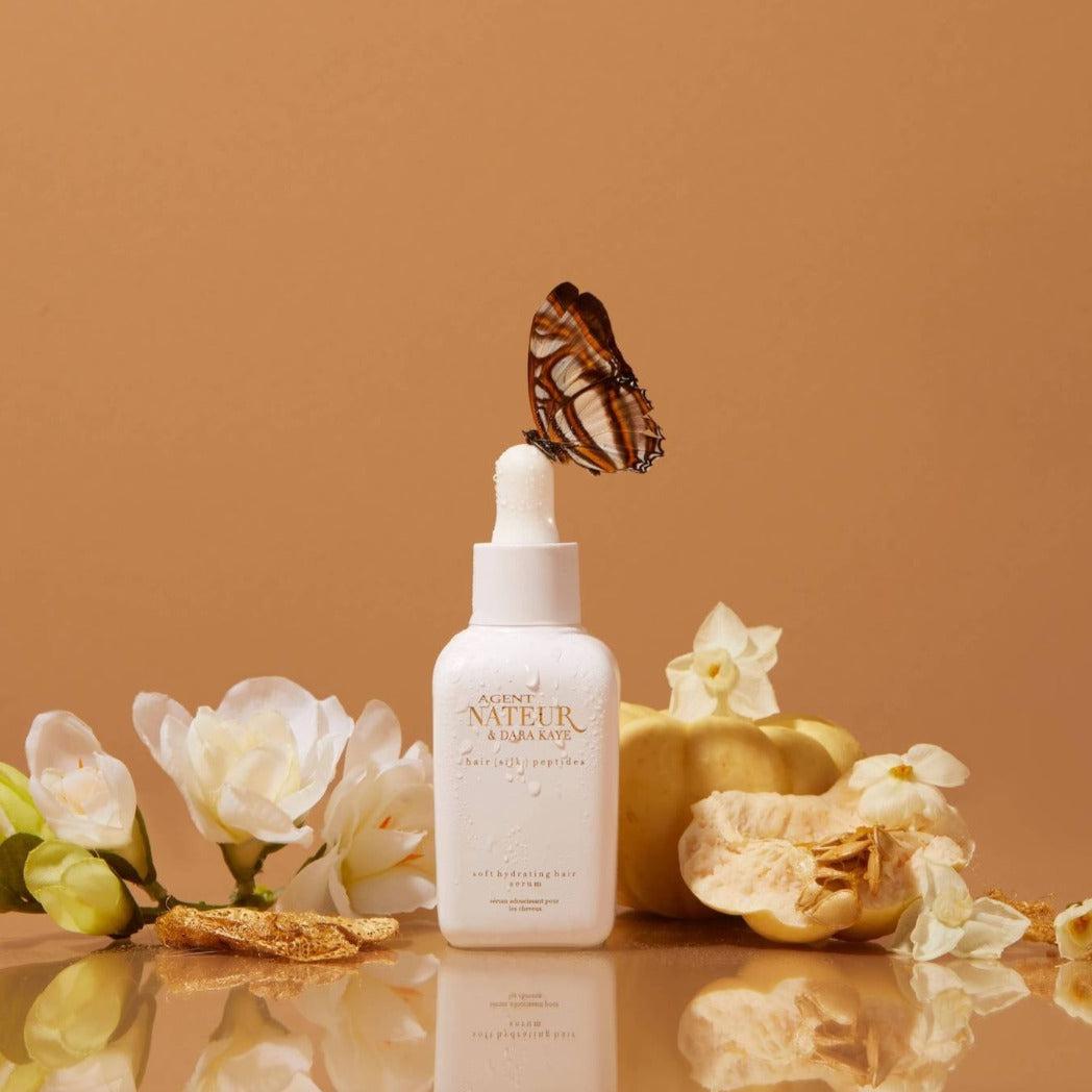 Silk Peptide Hydrating Hair Serum for Dry & Damaged Hair - Nourishing & Repairing Treatment for Smooth, Shiny Hair at Home or Salon