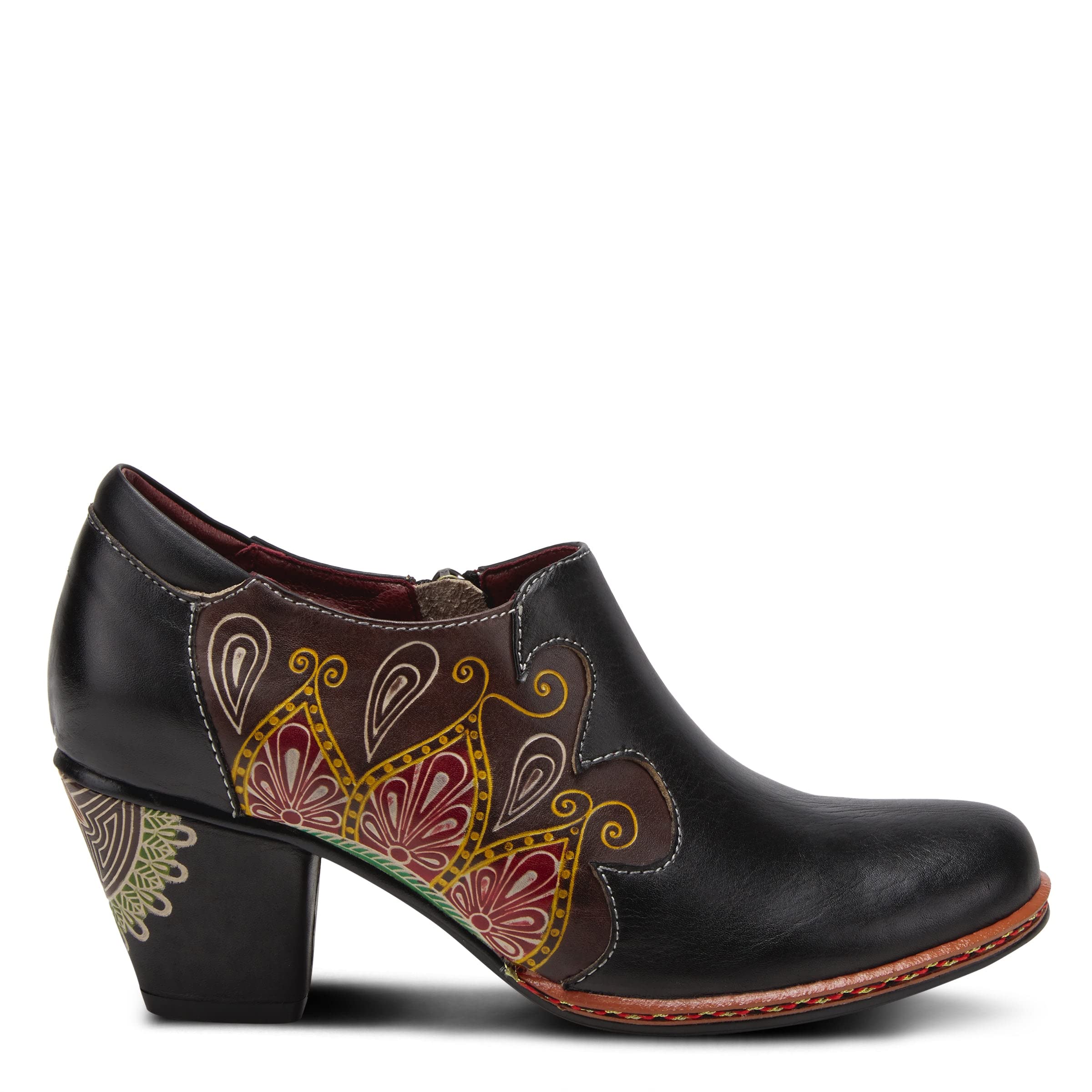 Spring Step Women's L'Artiste Zami Shootie - Comfortable Ankle Boots for Women, Fashionable Low Heel Booties with Side Zipper | Perfect for Office, Casual Outfits & Fall/Winter Wear