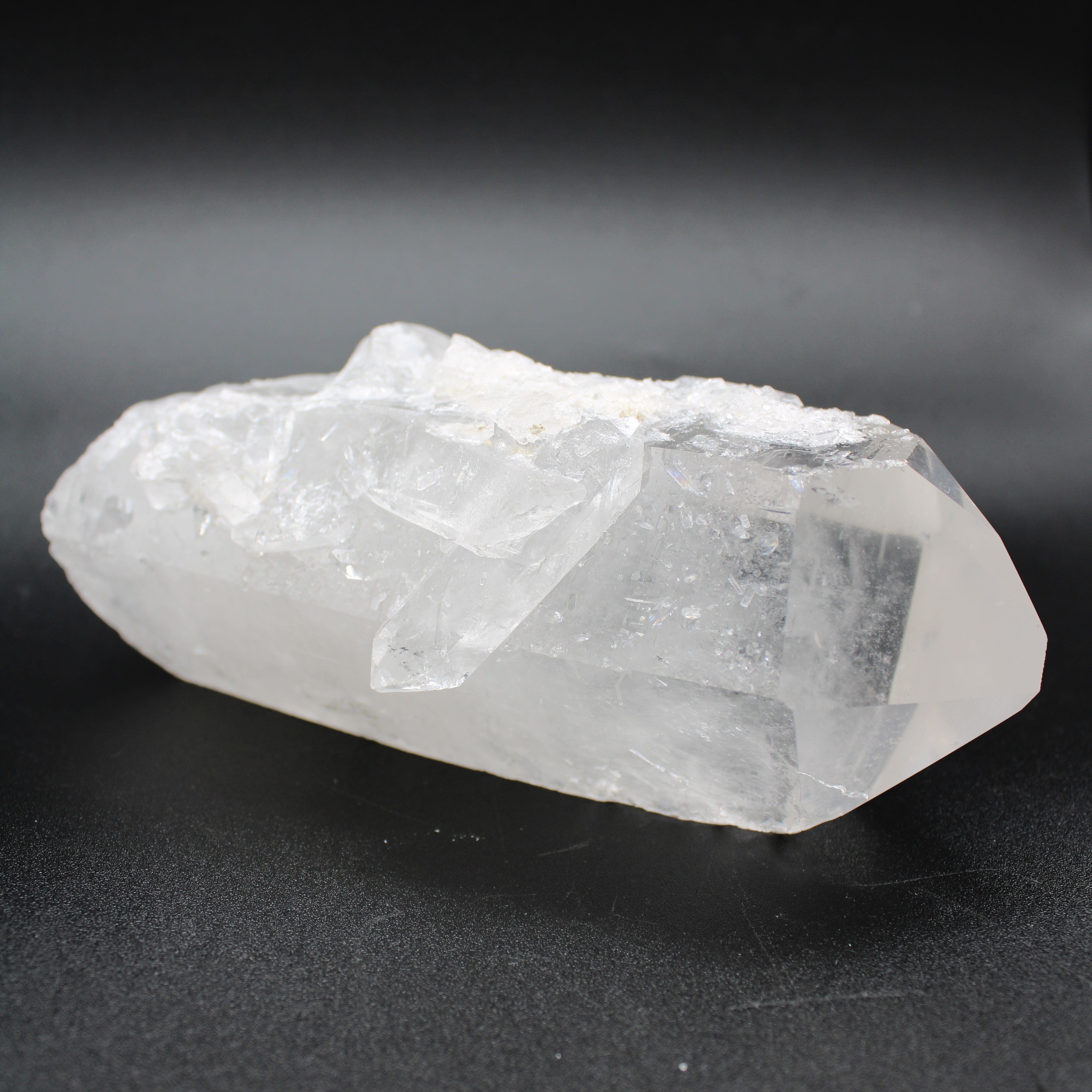 Natural Clear Quartz Point - Healing Crystal for Meditation, Energy Cleansing & Spiritual Growth | Perfect for Home Decor, Yoga & Reiki