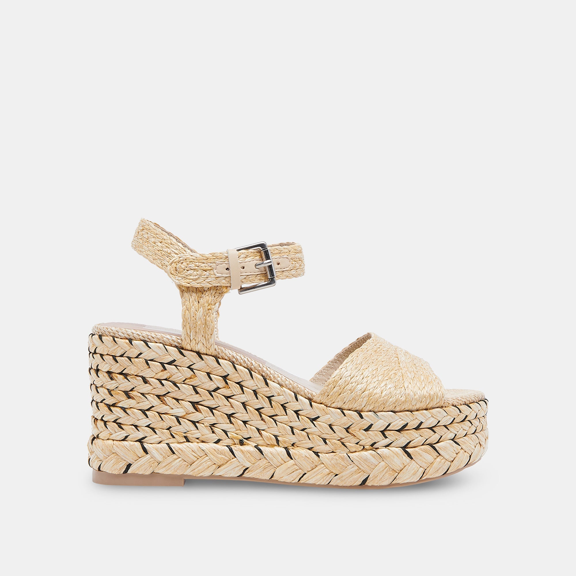 TIAGO WEDGES LT NATURAL RAFFIA Women's Comfortable Summer Sandals - Breathable Casual Shoes for Beach, Vacation & Everyday Wear