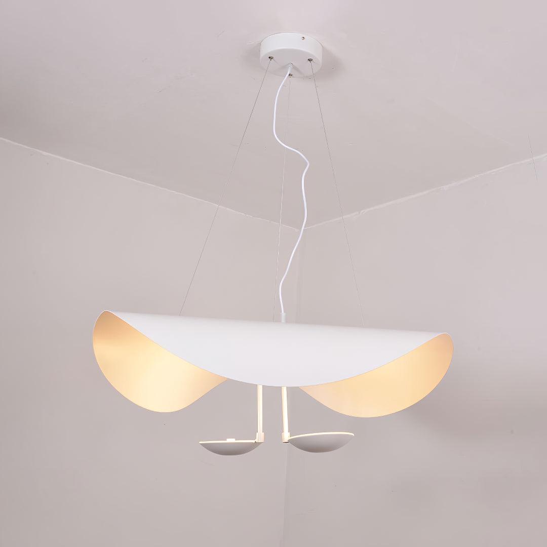 Modern Giorgio Pendant Light - Elegant Hanging Chandelier for Dining Room, Kitchen Island & Bedroom Lighting - Gold/Bronze Finish Glass Shade Ceiling Light Fixture