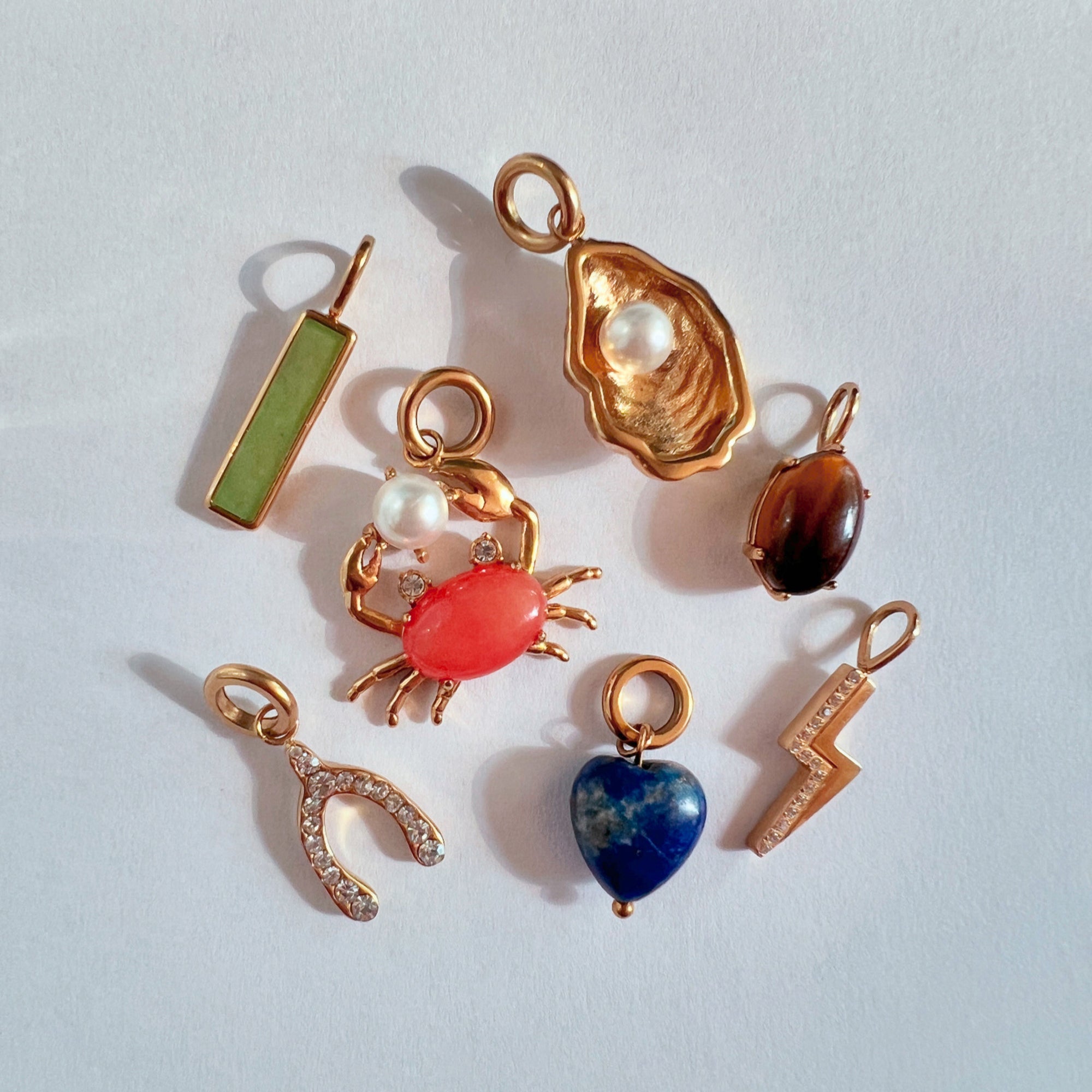 Crab Interchangeable Charm - Adjustable & Versatile Jewelry for Bracelets & Necklaces - Perfect for Beach, Summer & Ocean-Themed Outfits