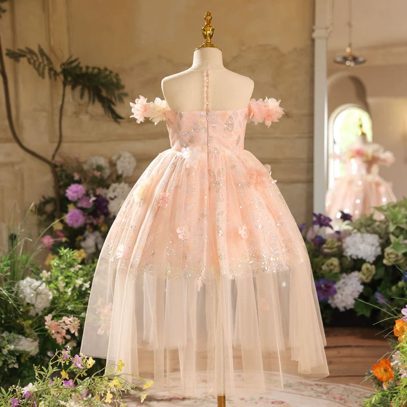 Adorable Princess Birthday Dress for Girls - Flower Girl Wedding Gown | Perfect for Birthday Parties, Weddings & Special Occasions