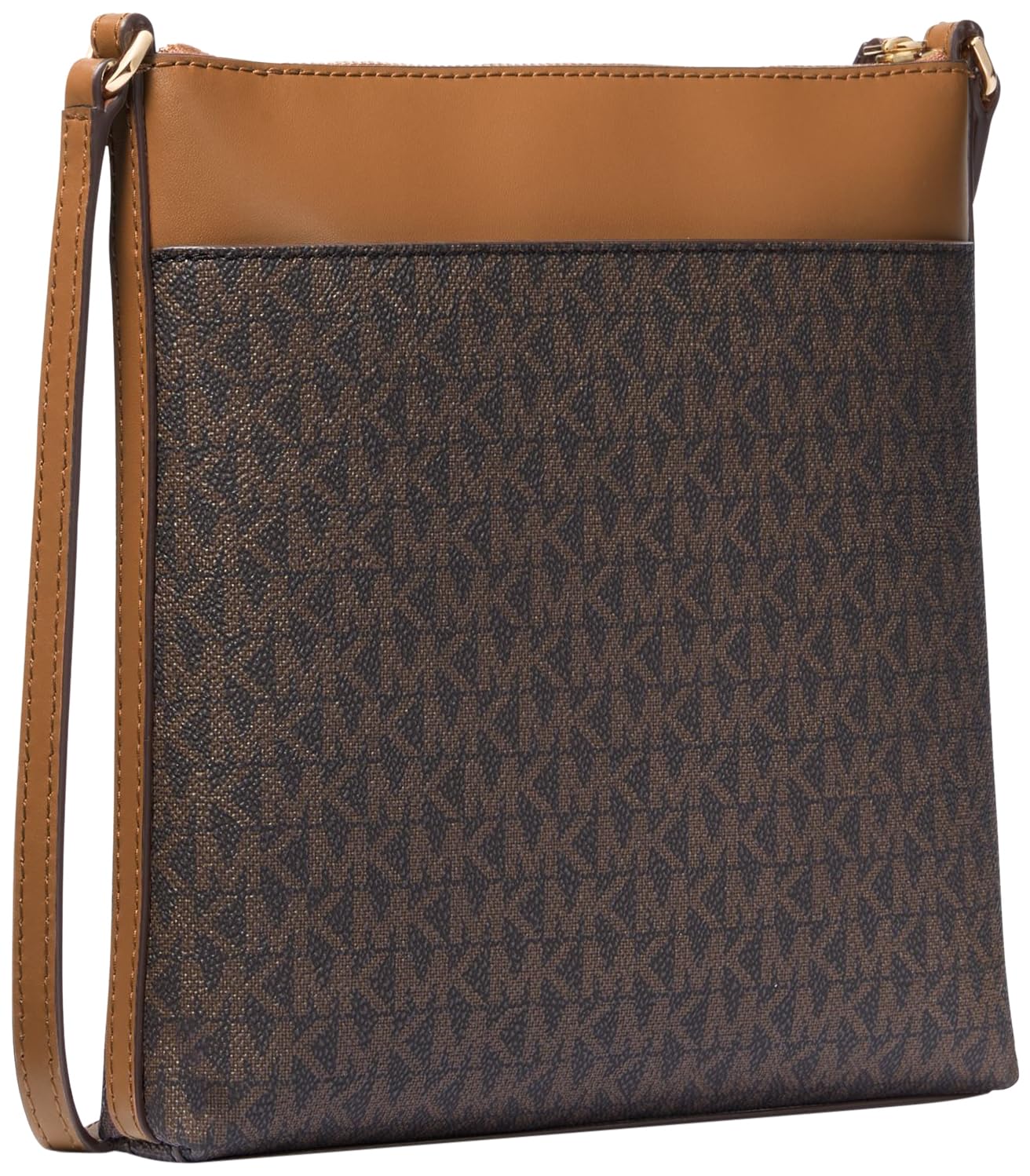 Michael Kors Jet Set Charm Small Flat Crossbody Bag for Women | Genuine Leather Shoulder Purse | Perfect for Everyday Use, Travel & Shopping