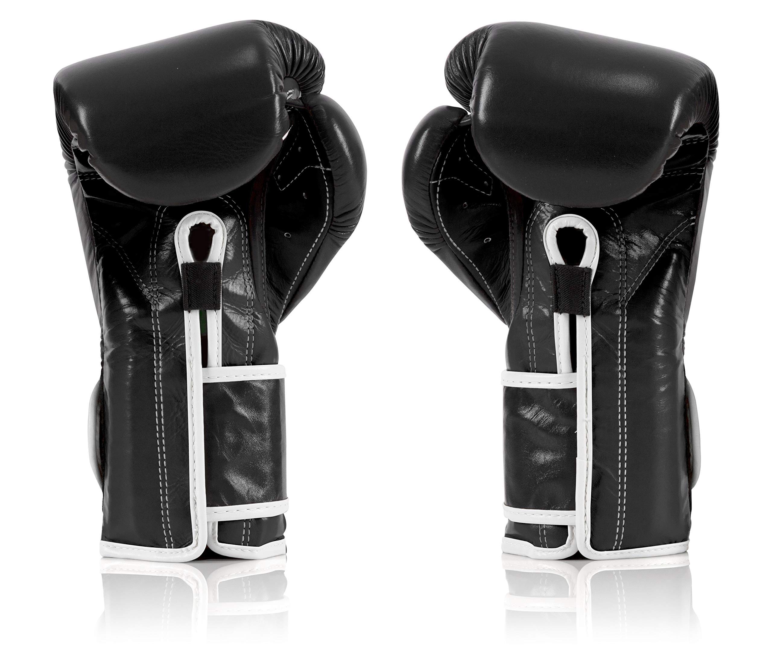 Fairtex BGV9 Muay Thai Boxing Gloves for Professionals & Trainers - Mexican Style MMA Sparring Gloves - Lightweight Shock-Absorbent Punching Bag Gloves for Kickboxing, Muay Thai Training & Heavy Bag Workouts