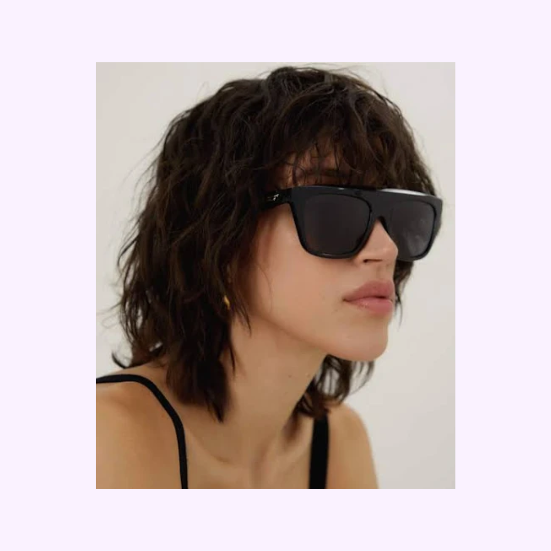 Bottega Veneta BV1060 001 57mm Unisex Sunglasses - UV Protection, Polarized Lenses for Men & Women - Perfect for Driving, Beach & Outdoor Activities