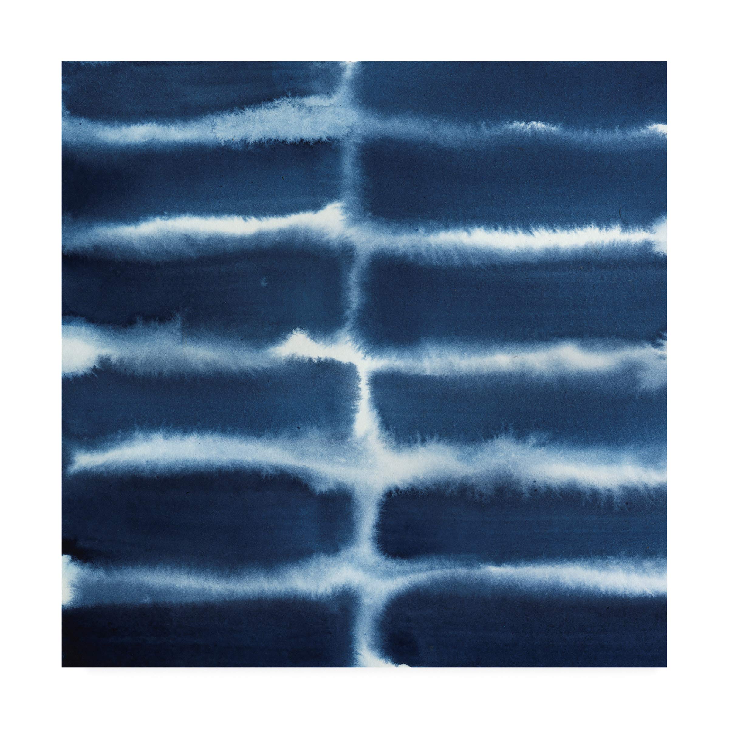 Grace Popp Indigo Bleed V - 18x18 Premium Fine Art Print for Home & Office Decor | Modern Wall Art for Living Room, Bedroom, or Gallery Display