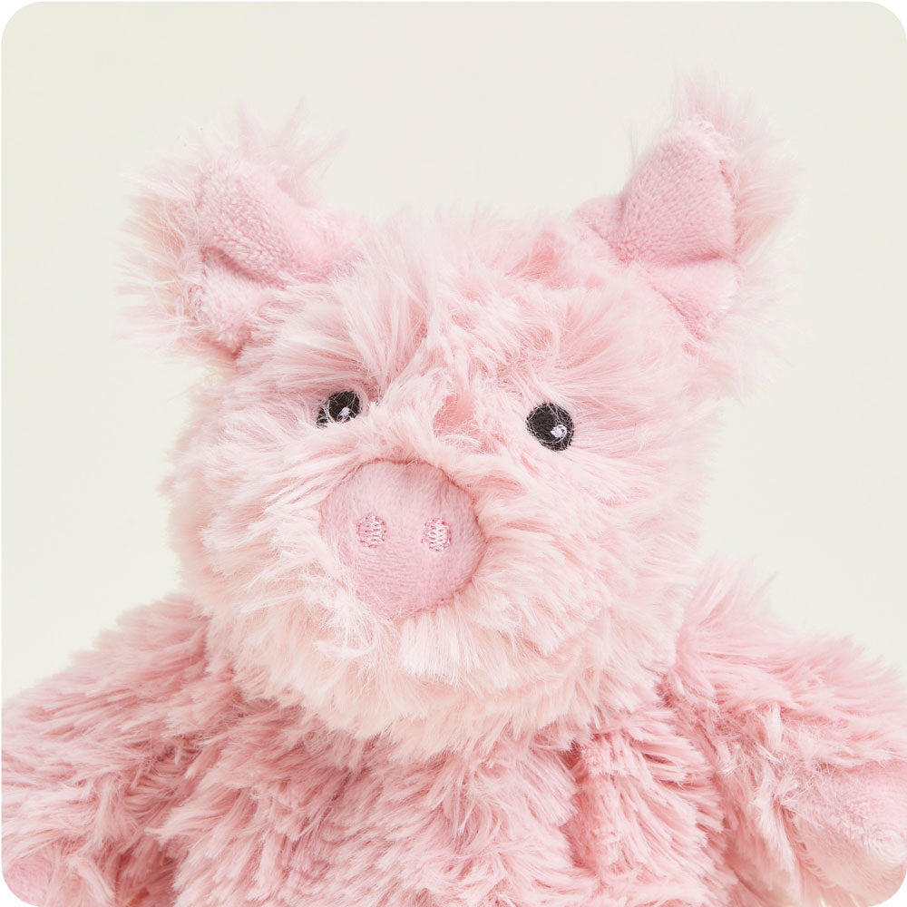 Pig Warmies Junior - Microwaveable Plush Heating Pad for Kids | Cozy Comfort for Cold Nights, Aches & Stress Relief | Perfect for Bedtime, Travel & Relaxation