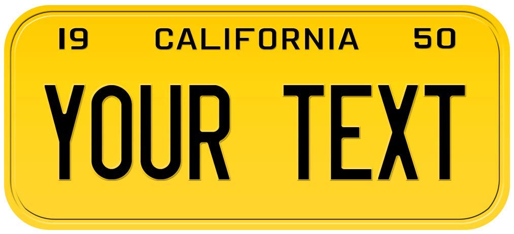 Vintage 1950 California USA License Plate - Authentic Retro Metal Aluminum Car Tag for Classic Cars & Wall Decor - Perfect for Automotive Collectors, Man Cave, Garage, and Home Decor