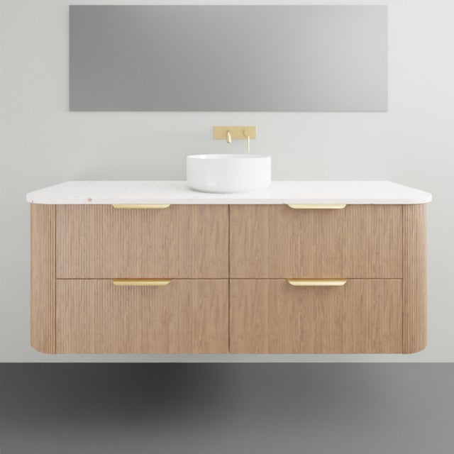 ADP Thirroul Wall Mounted Bathroom Vanity with Sink - Modern Floating Vanity for Small Bathrooms, Powder Rooms & Master Baths