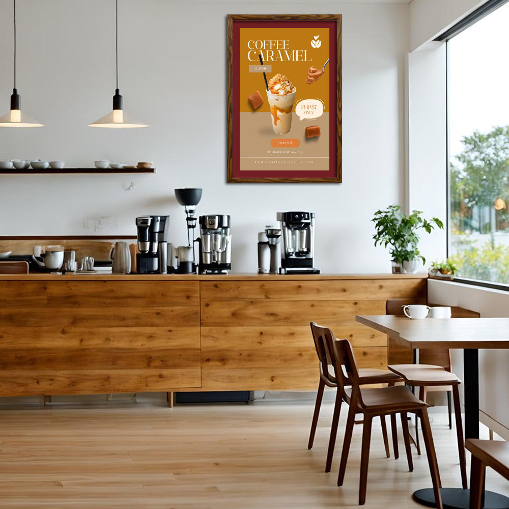 11x14 Designer Wood Snap Frames for Posters - 3 Wide Matboard - Perfect for Home Decor, Office Displays & Art Exhibitions