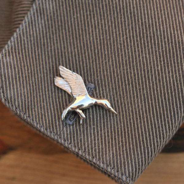 Sterling Silver Duck Cufflinks for Men - Elegant Animal Jewelry Gift for Weddings, Business & Formal Occasions