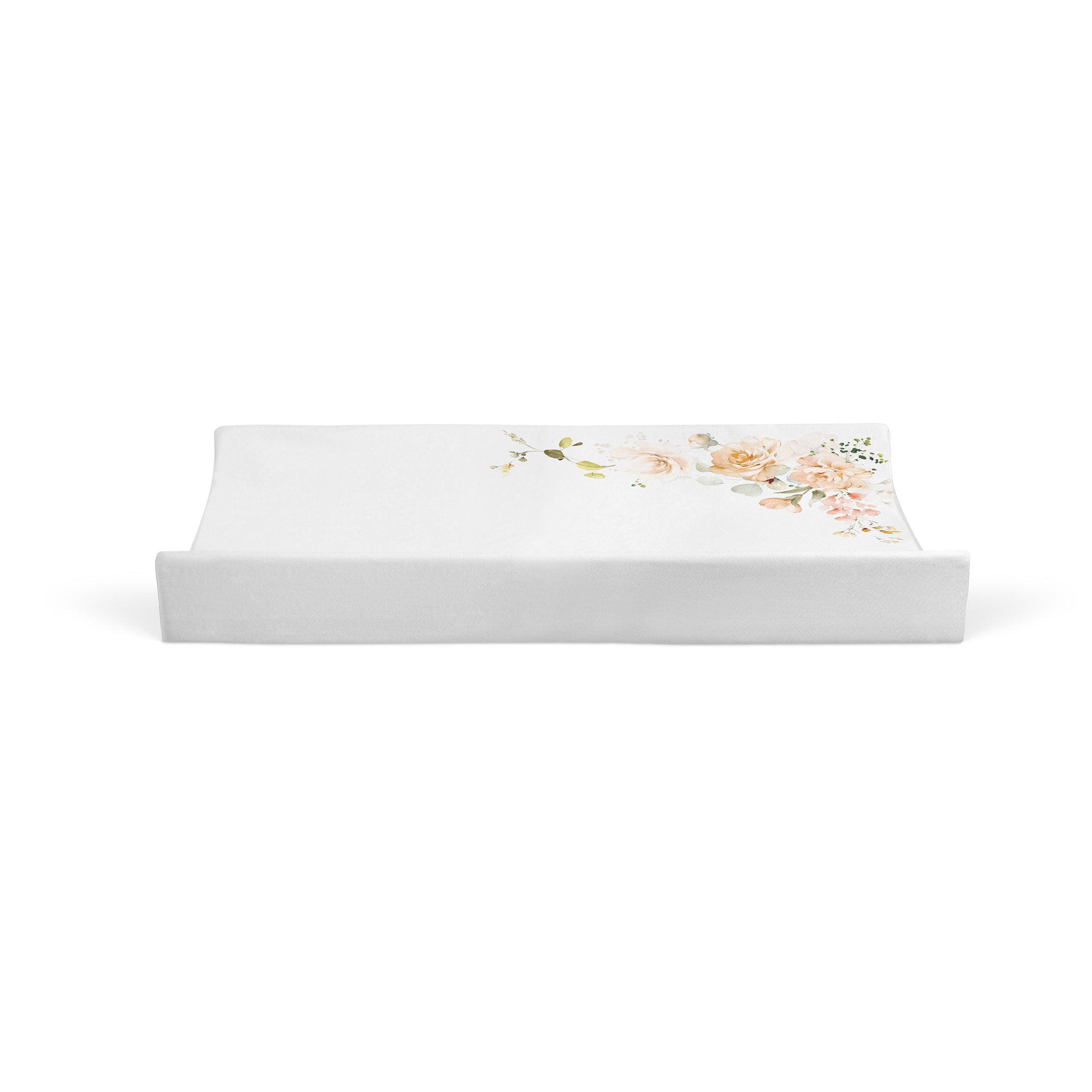 Peonies Bamboo 2-Pack Waterproof Changing Pad Covers - Soft & Absorbent for Baby Diaper Changes, Nursery Essentials