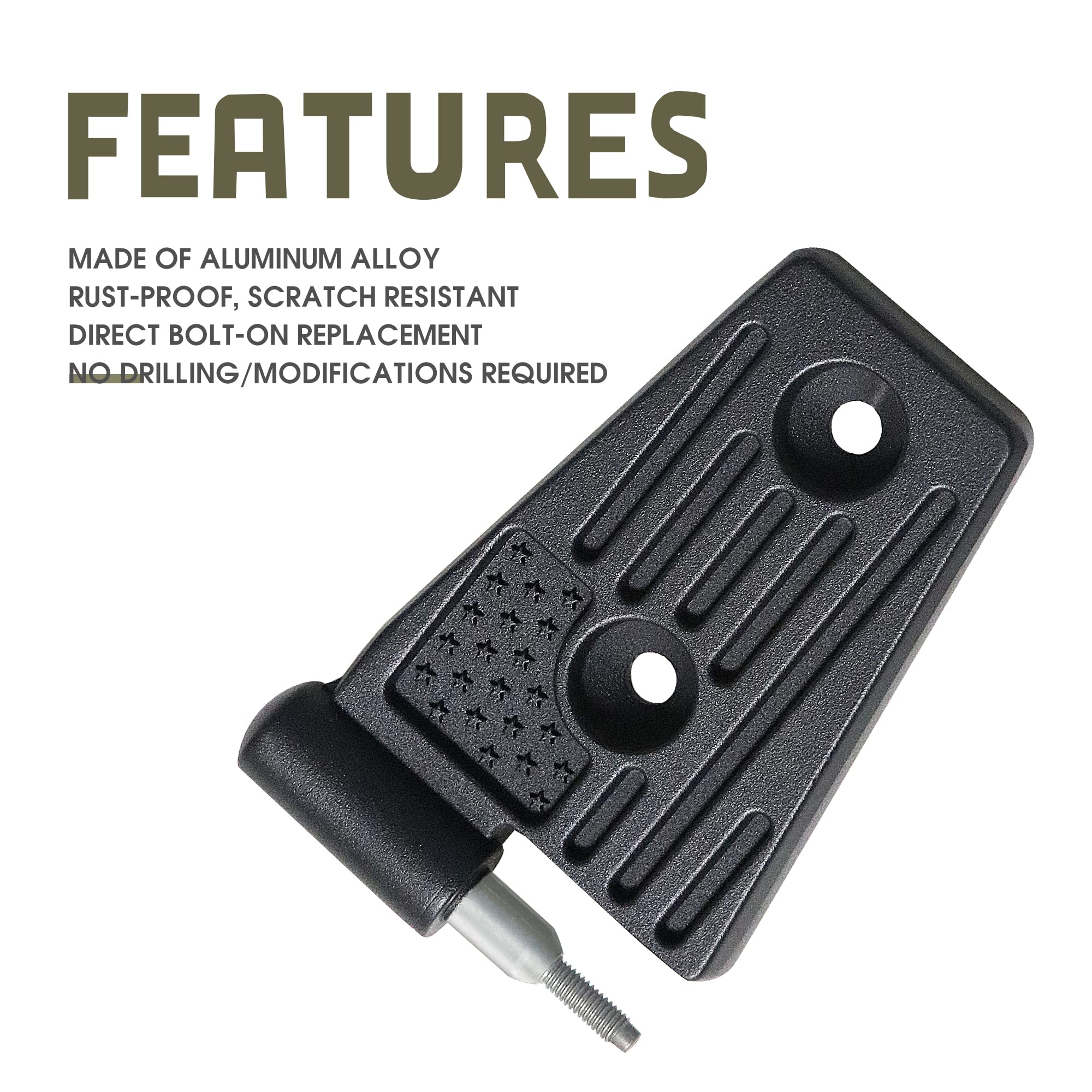 **Jeep Wrangler JK JKU Door Hinges (2007-2018) - OEM Replacement Hinge Sleeve Kit - 8-Piece Black Aluminum for Rubicon, Sahara, Sport - Perfect for Off-Roading & Daily Driving**