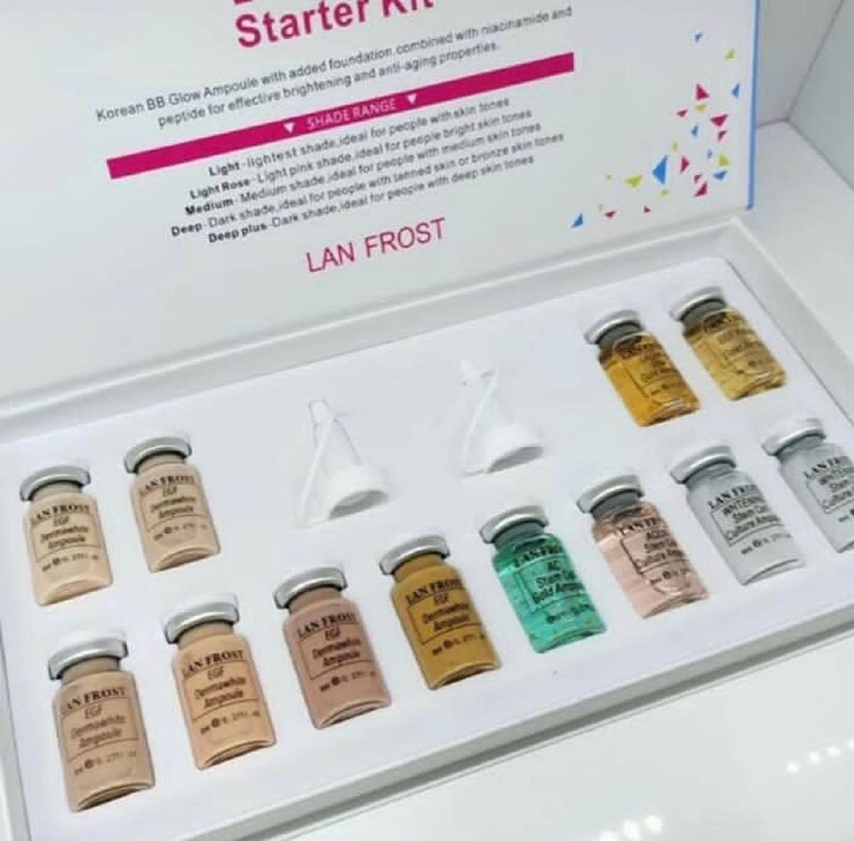 R A Products Starter Kit - 6 Whitening Serums & 6 Brightening Creams for Glowing Skin | Complete Skincare Set with Foundation | Perfect for Daily Routine & Special Occasions