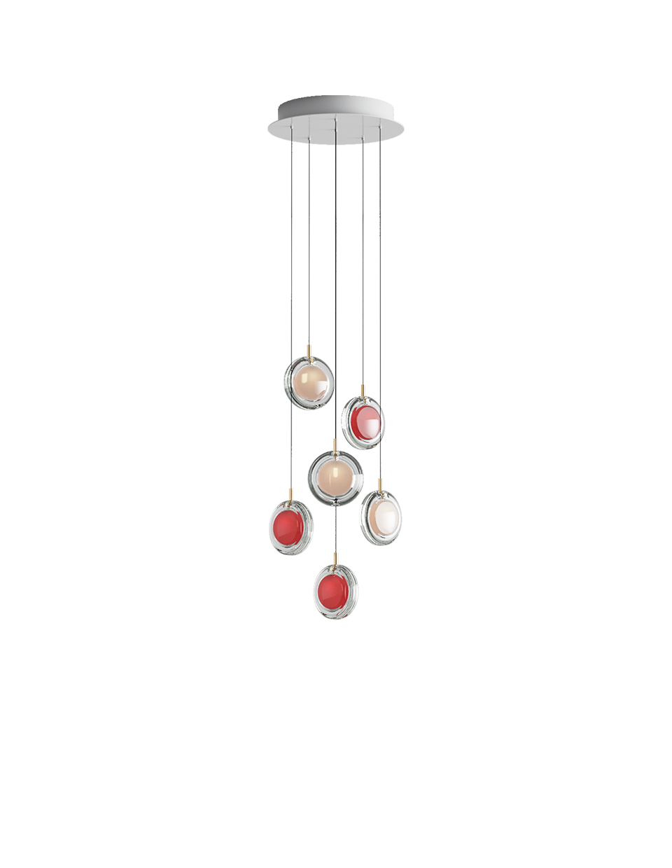 6-Piece Crystal Chandelier Prisms Replacement Parts - Elegant Lighting Accessories for Ceiling Fixtures, DIY Home Decor & Wedding Centerpieces