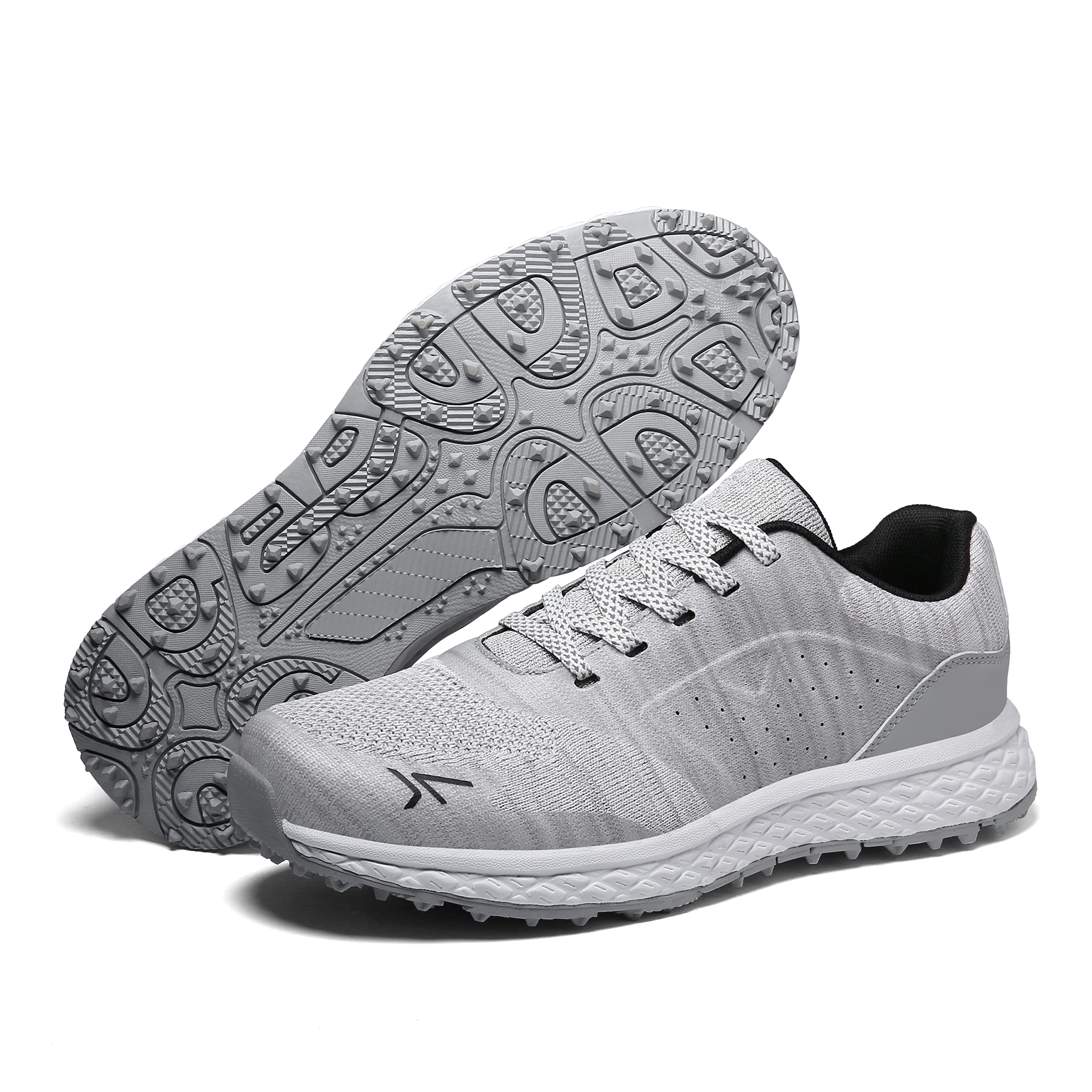 **Men's Spikeless Mesh Golf Shoes - Classic Outdoor Sneakers for Walking & Comfort - Perfect for Golf Course, Driving Range & Casual Wear**