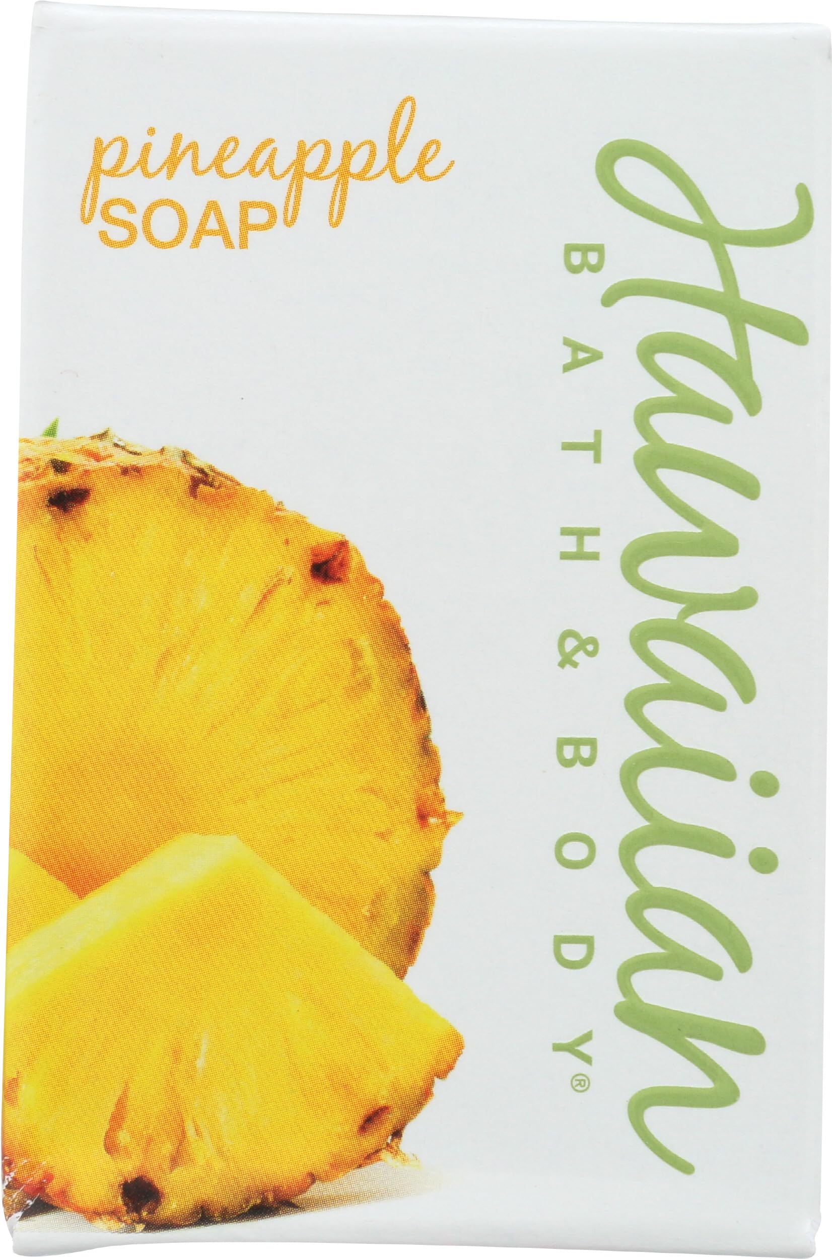 HAWAIIAN BATH & BODY Pineapple Bar Soap - Natural Moisturizing Soap for Dry Skin, 3.25 oz - Perfect for Spa Day, Gift Sets & Tropical Bathroom Decor
