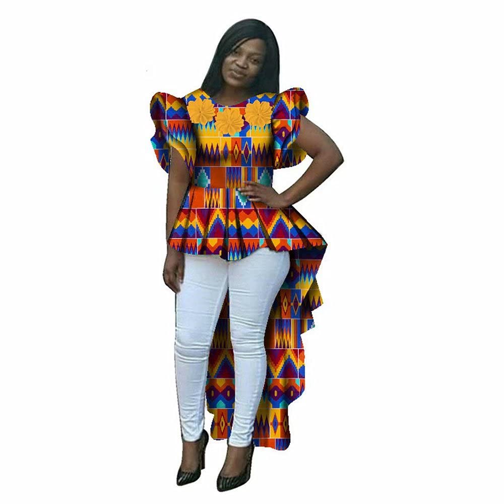 African Wax Print Summer Tops & Long Robes for Women | Plus Size Traditional Clothing | African Style Dresses for Beach, Vacation & Cultural Events