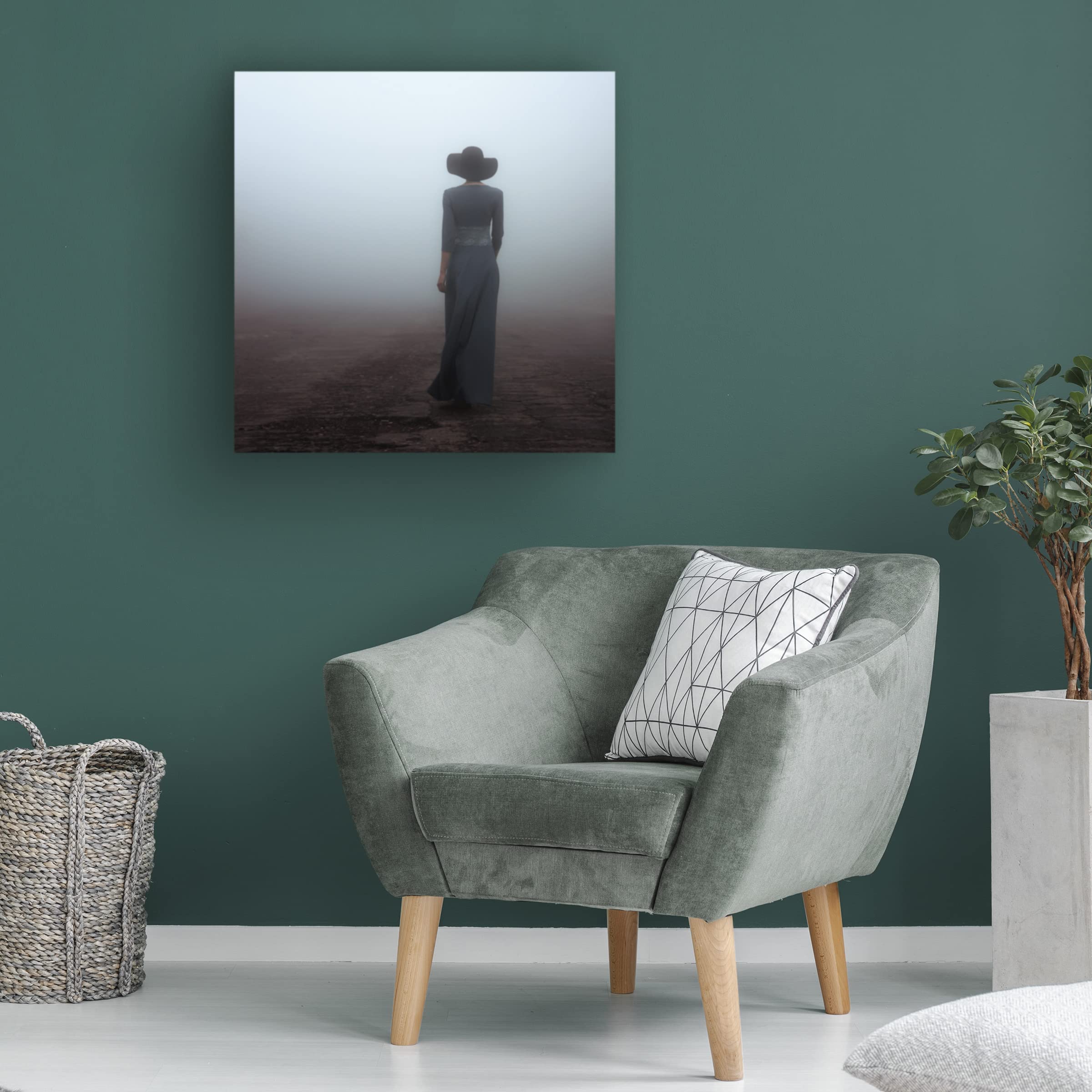 Trademark Fine Art 'Woman Of The Fog' Canvas Wall Art Print by Mikhail Potapov - Perfect for Living Room, Bedroom & Office Decor