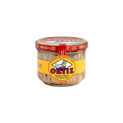 Premium Ortiz Atun Caro Tuna Fillets in Extra Virgin Olive Oil (220g) - Gourmet Spanish Canned Tuna for Salads, Sandwiches & Tapas