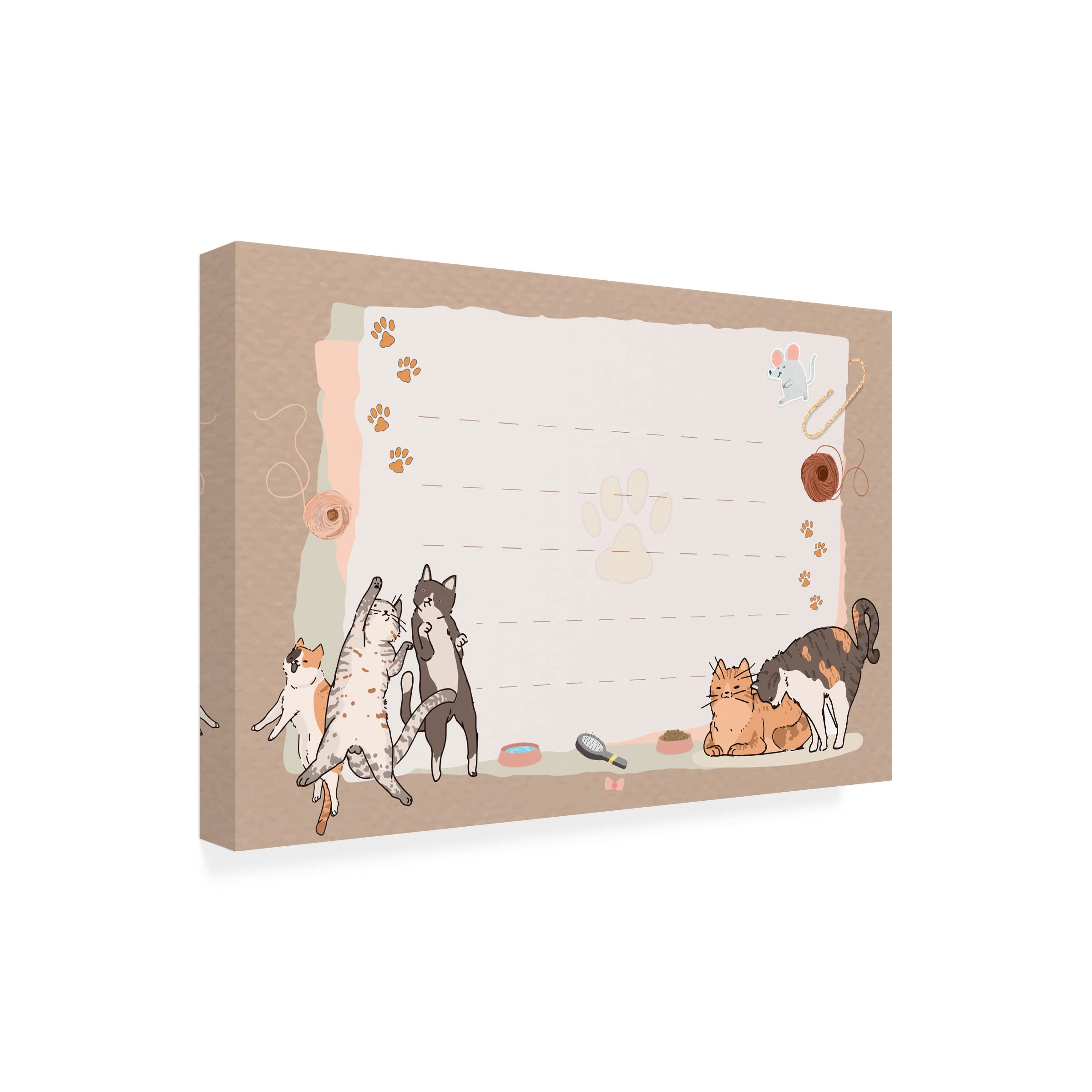 Trademark Fine Art 'Playtime' Canvas Wall Art by The Font Diva - Perfect for Nursery, Kids Room & Playroom Decor