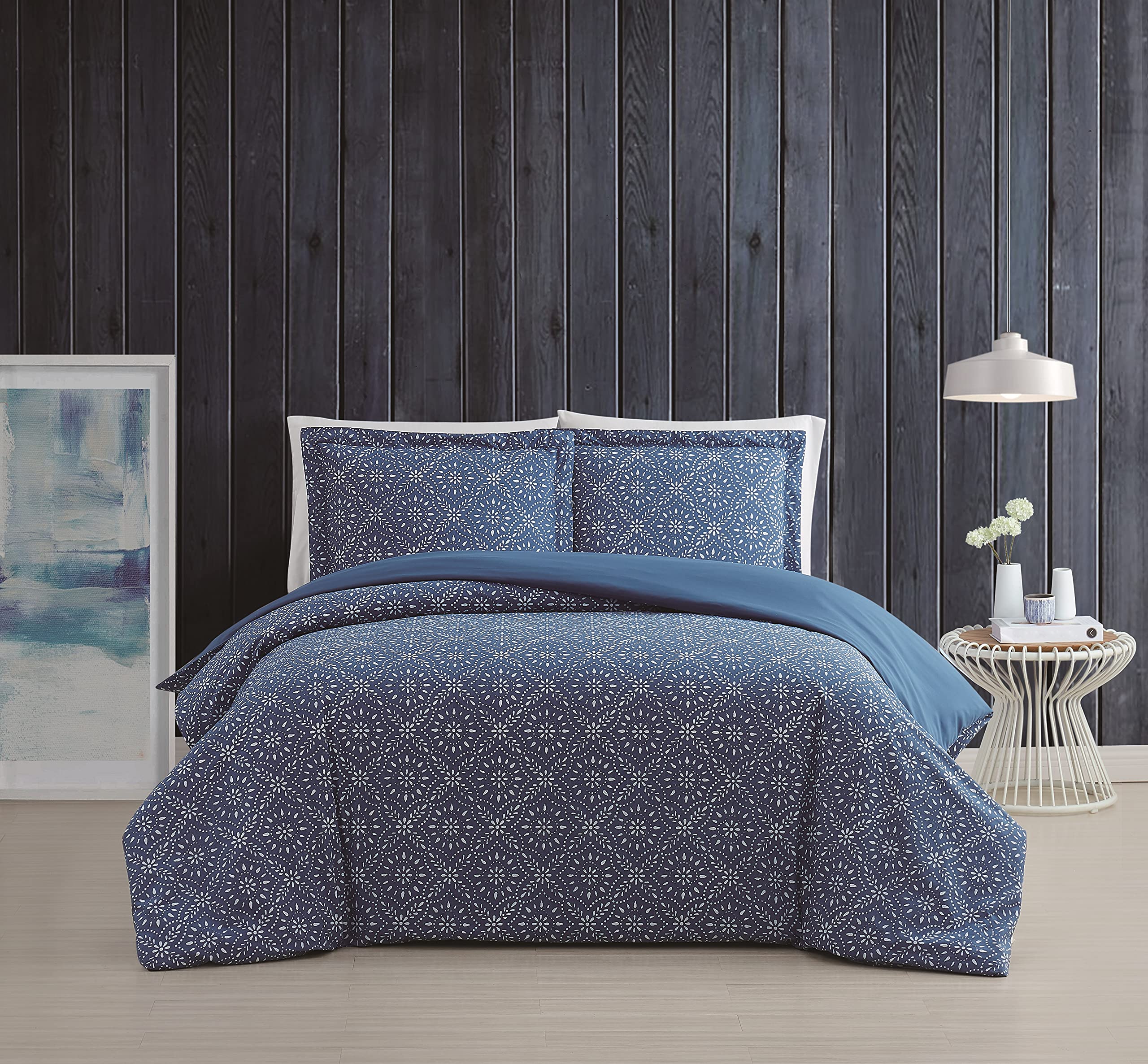 Brooklyn Loom Katrine King Size Comforter Set - Soft & Luxurious Bedding for Master Bedroom, Guest Room, or Hotel Style Decor