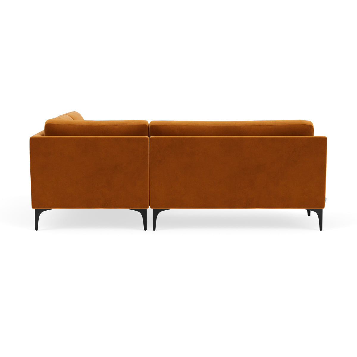 Luxury Velvet Right Corner Sofa - Modern Sectional Couch for Living Room, Small Space & Apartment | Comfortable & Stylish Home Decor