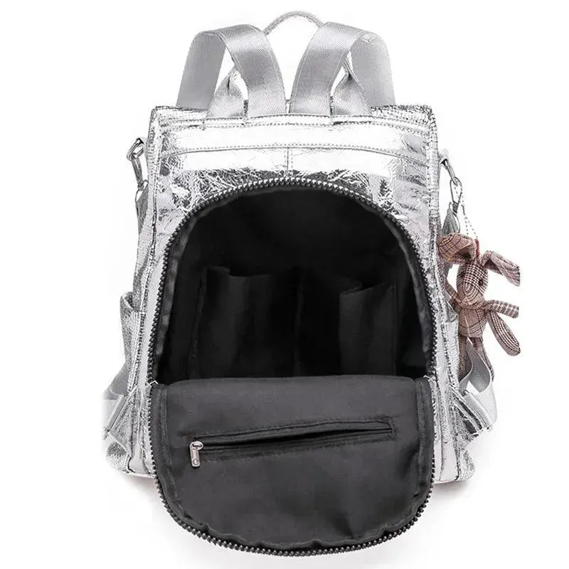Stylish Anti-Theft Women's Backpack - Waterproof Travel Laptop Bag with USB Charging Port - Perfect for Commuting, College & Business Travel
