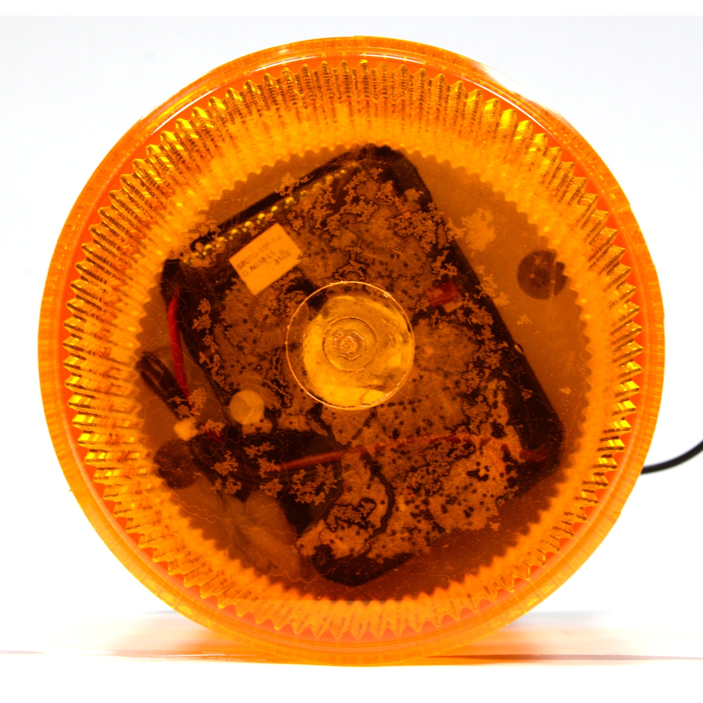 New in Box STAR WARNING SYSTEMS Model 240CFQ Orange Amber Strobe Light - Emergency Vehicle Safety Warning Light for Trucks, Construction & Roadside Work