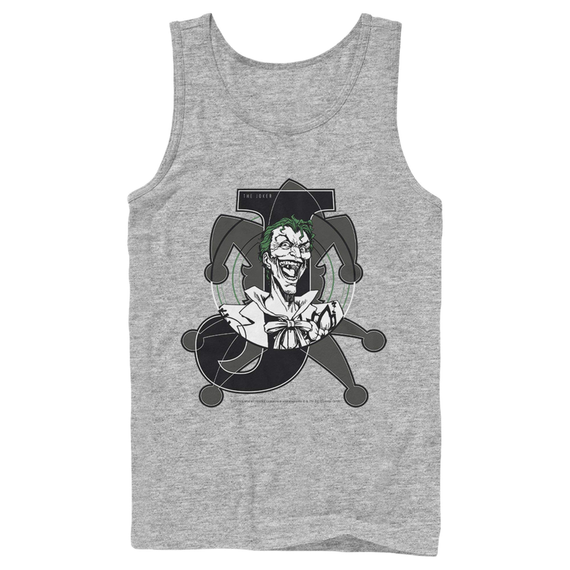 Men's Batman Joker Tank Top - Cool Graphic Tee for Cosplay & Summer