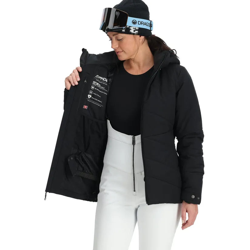 Spyder Women's Haven Jacket 2025 - Waterproof Winter Coat with Fleece Lining for Skiing, Snowboarding & Outdoor Activities
