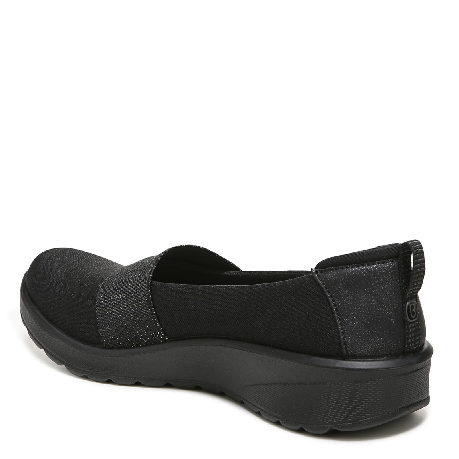 BZees Women's Gracie Slip-On Comfortable Walking Shoes - Black Size 5 M - Perfect for Casual Wear, Travel & Everyday Comfort